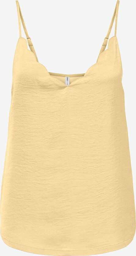 Topp carDebbie Singlet Wvn - Beige