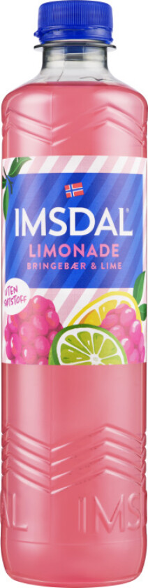 Limonade Limonade Bringebær & Lime - Forfriskende og lett syrlig drikk laget av kildevannet fra kilden