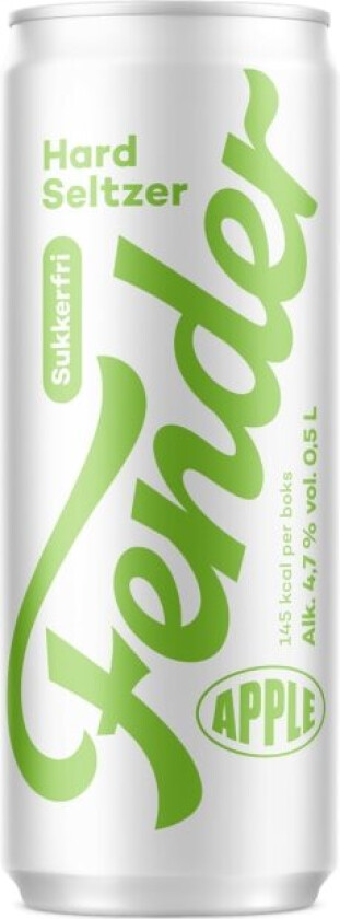Hard Seltzer En forfriskende Hard Seltzer med herlig smak av friskt eple. Den er sukkerfri og har lavt kaloriinnhold.