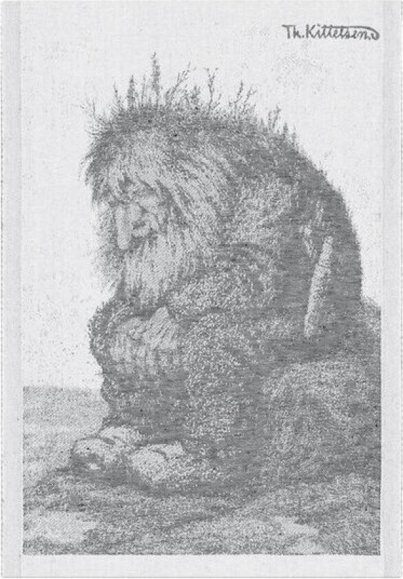 Kjøkkenhåndkle 35x50 cm Trollet Som Grunner