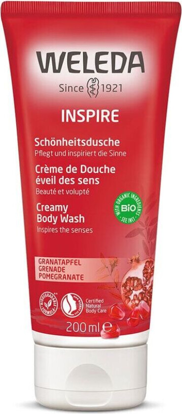 Inspire Creamy Body Wash Pomegranate, 200 ml