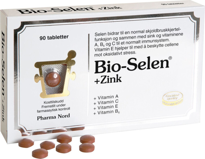 Bio-selen+sink, 90 tabletter