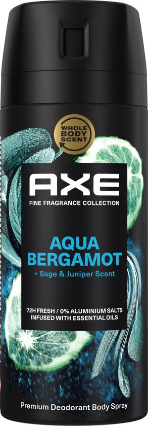 72h Fine Fragrance Aqua Bergamot Deodorant Bodyspray 150 ml