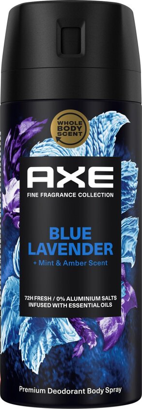 72h Fine Fragrance Blue Lavender Deodorant Bodyspray 150 ml