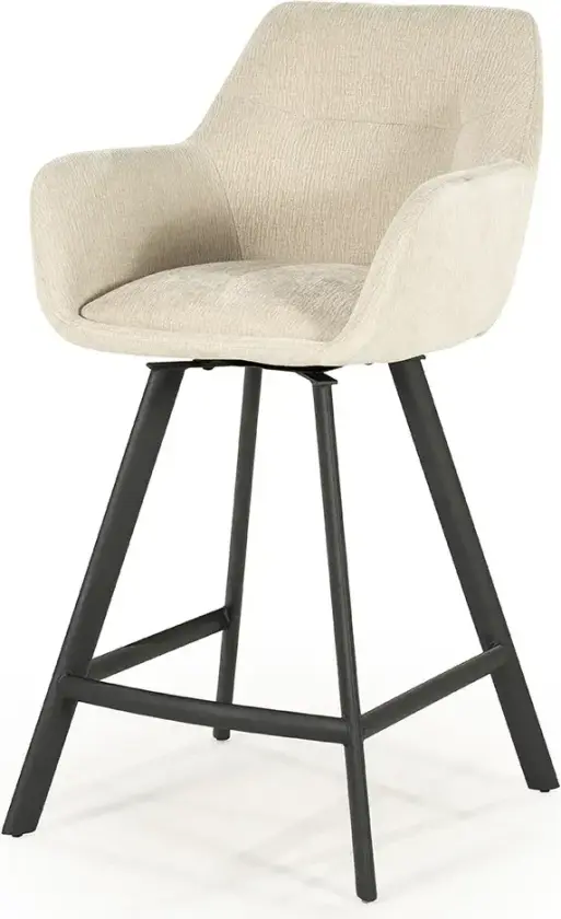 Bliss barstol med armlener - beige