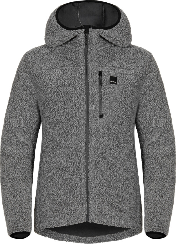 Women's Pile Hoodie Grey Melange