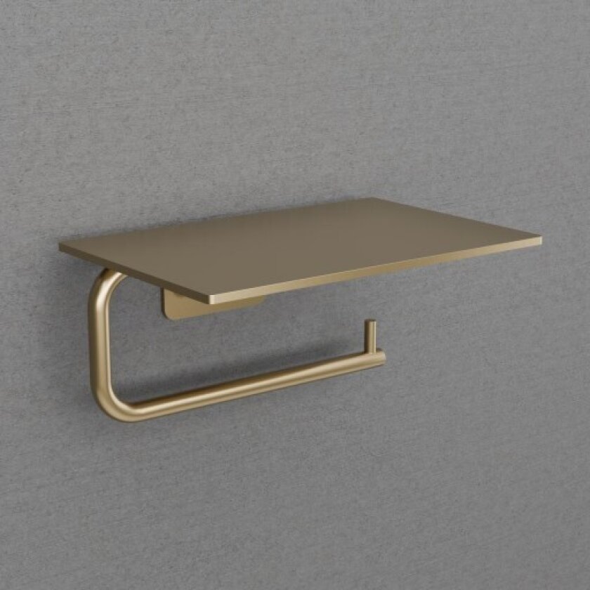 Bilde av Style dorullholder, børstet guld