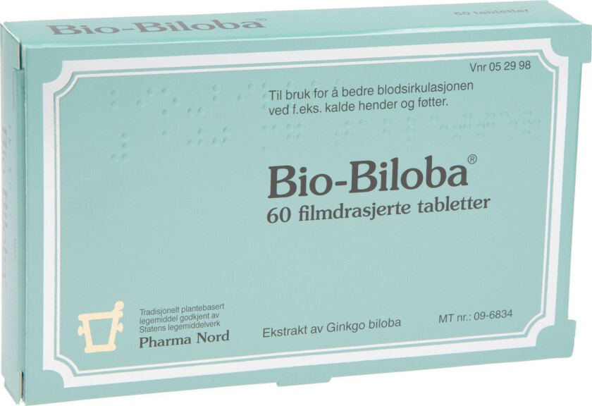 Bio-Biloba tabletter 100mg, 60 stk.