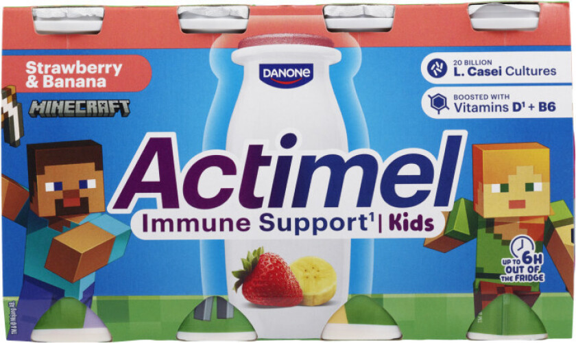 Drikkeyoghurt Booste ditt immunforsvar med drikkeyoghurt som har over 20 Milliarder melkesyrebakterier! Inneholder også vitamin D og B6