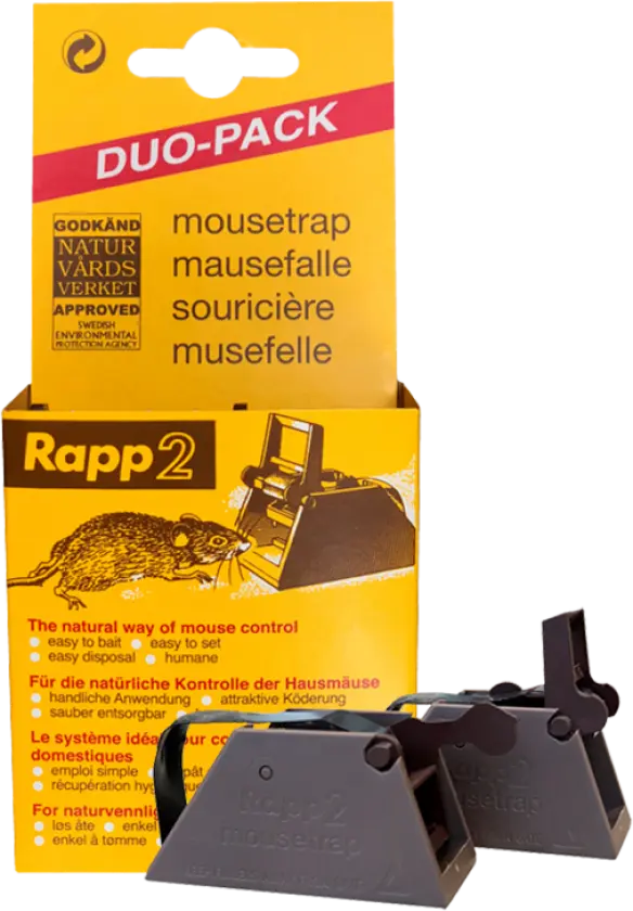Rapp Musefelle - 2pk plast - Felle - Mus - Duo pack