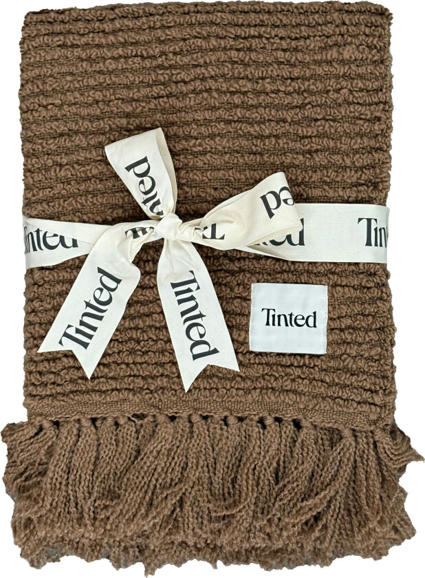Janzen Wool Plaid Bouclé 130x170 Cm Brown - Pledd & Tepper Ull Brun - 100201_04ONESIZE