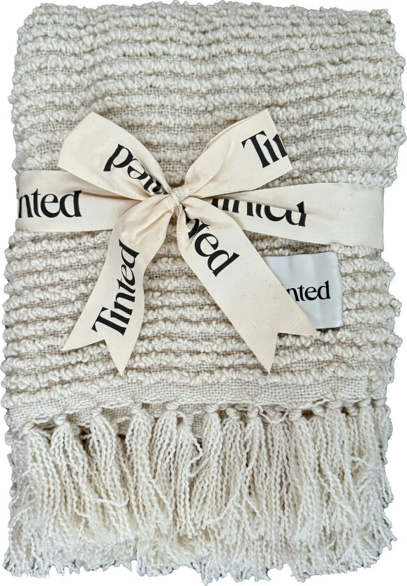 Janzen Wool Plaid Bouclé 130x170 Cm - Pledd & Tepper Ull Off-White - 100200_02ONESIZE