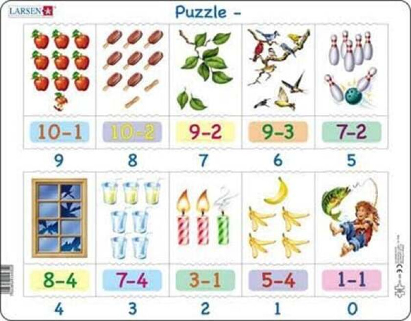 Puzzle Minus - 20 pieces Maxi (36.5x28.5 cm) Gulv