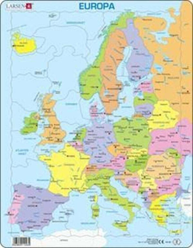 Puzzle Europe Political - 37 pieces Maxi (36.5x28.5 cm) Gulv