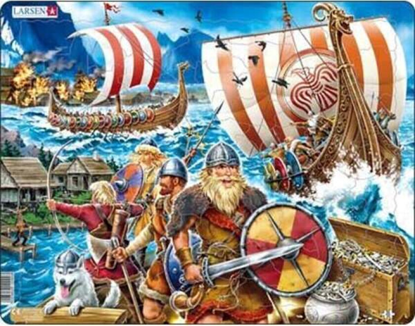 Puzzle Viking Voyage - 65 pieces Maxi (36.5x28.5 cm) Gulv