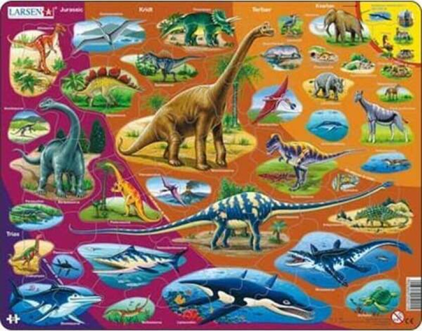 Puzzle Natural History - 85 pieces Maxi (36.5x28.5 cm) Gulv
