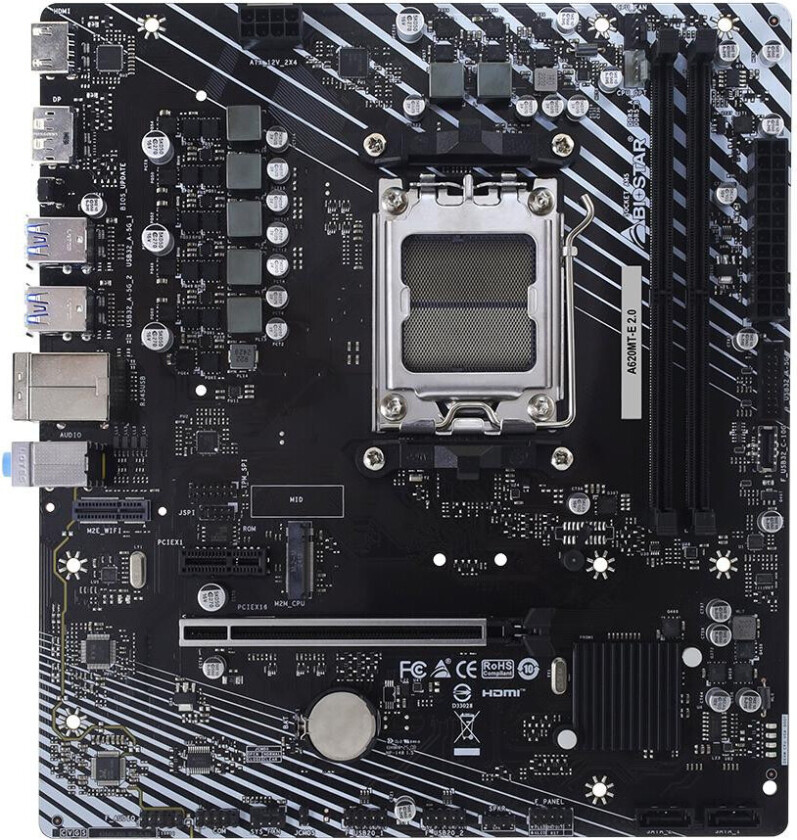 A620MT-E 2.0 Hovedkort - AM5, DDR5, Micro-ATX