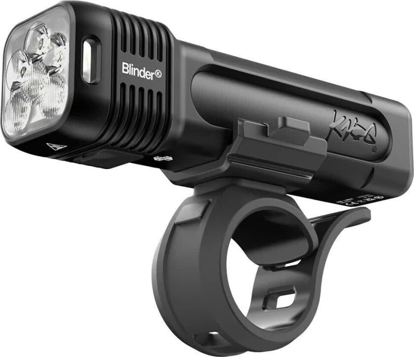 Blinder 1400 Sykkellykt - 1400 lm, USB-C - Svart