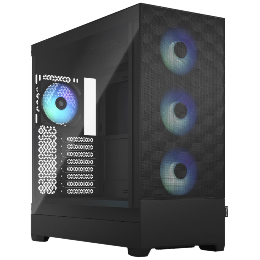 Pop Xl Air Rgb Black Clear Glass E-atx Svart