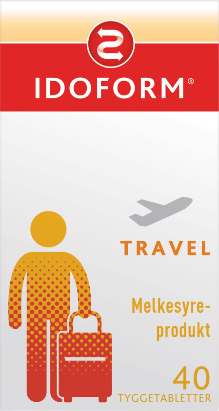 Travel Tyggetabletter, 40 stk