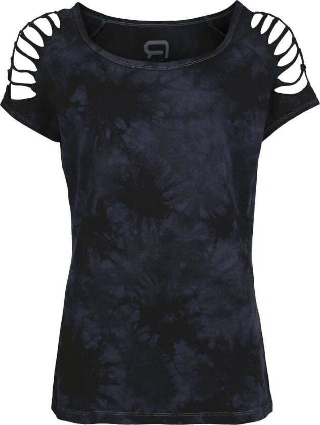 T-skjorte - T-skjorte med cut-outs - S til XXL - Damer - blå