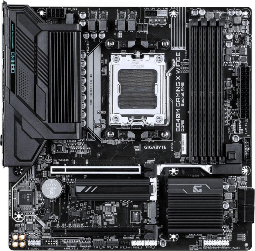 B840M Gaming X Hovedkort - WiFi 6E, AM5 Socket