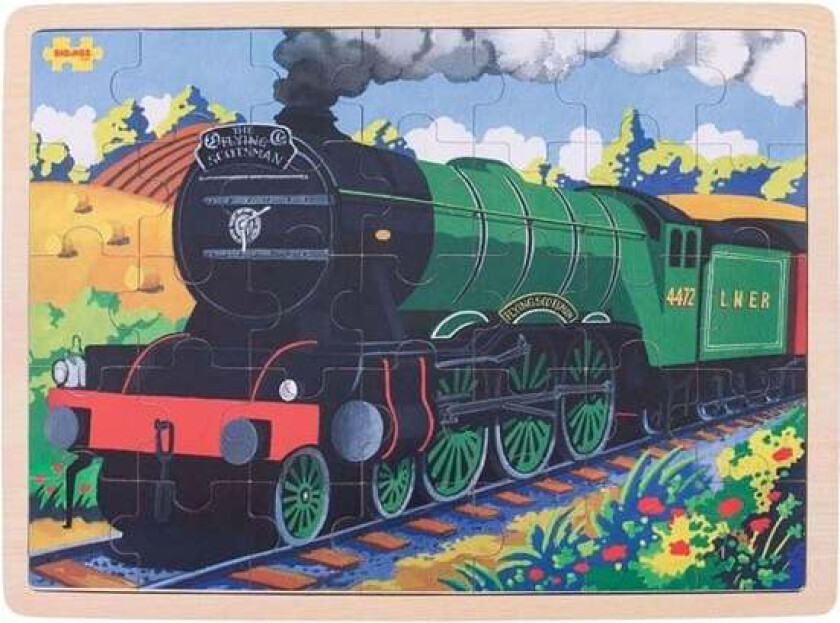 Wooden Jigsaw Puzzle Flying Scotsman - 35 pcs. Tre