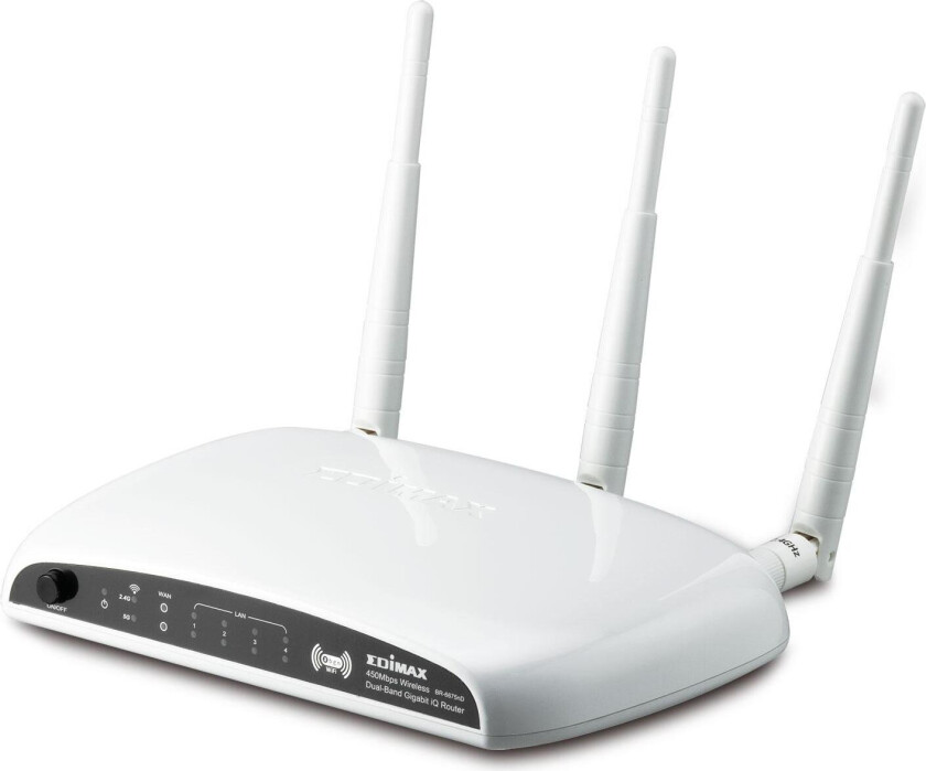 Trådløs router n450 3T3R BR-6675ND, 4-port GB switch, Dual Band
