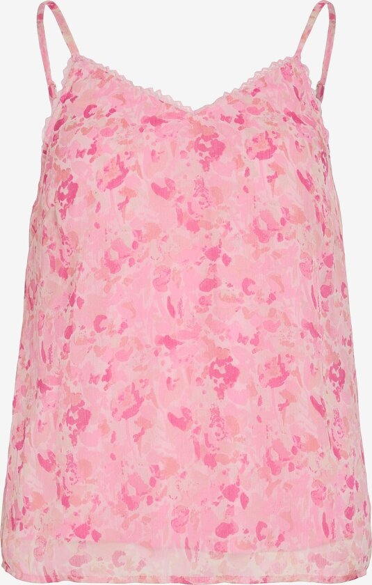 Topp viEmma Strap V-neck Top/ka - Rosa