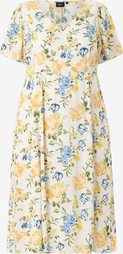 Kjole vBella S/S Midi - Blå