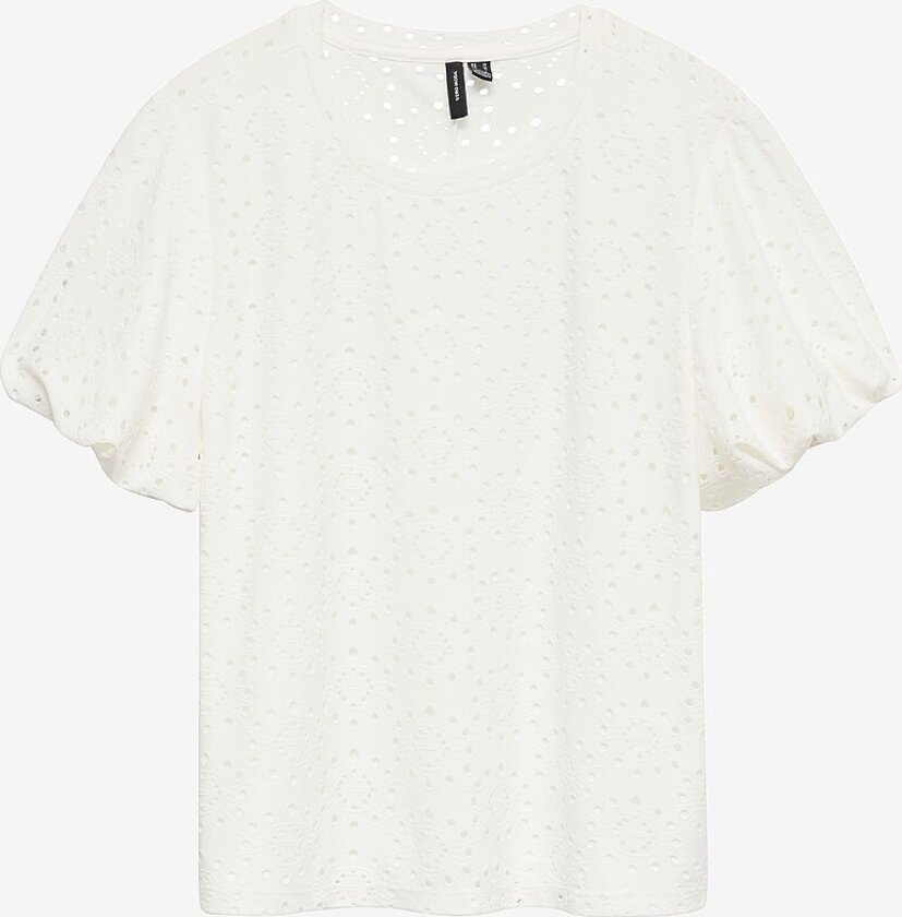 Topp vmTassa Liv Balloon Sleeve Top Jrs - Hvit