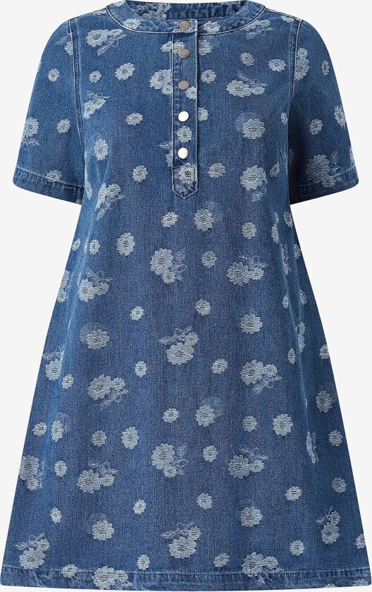 Denimkjole jSiga S/S - Blå