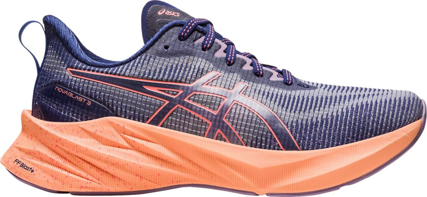 Asics Novablast 3 LE, løpesko, dame INDIGO BLUE/PAPAYA