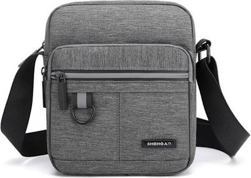 Herrevesker Herre Crossbody Veske Herre Skuldervesker Liten Reise Messenger Bag Canvas Crossbody Telefonveske Herreveske med Flere Lommer