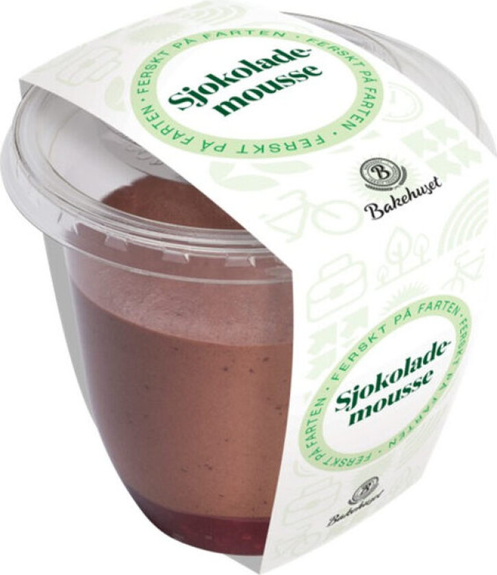 Sjokolademousse Sjokolademousse, liten dessert på farten.