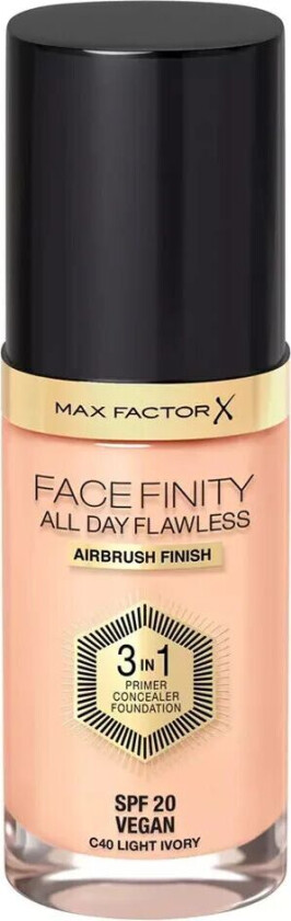 Facefinity All Day Flawless Foundation 40 Light Ivory