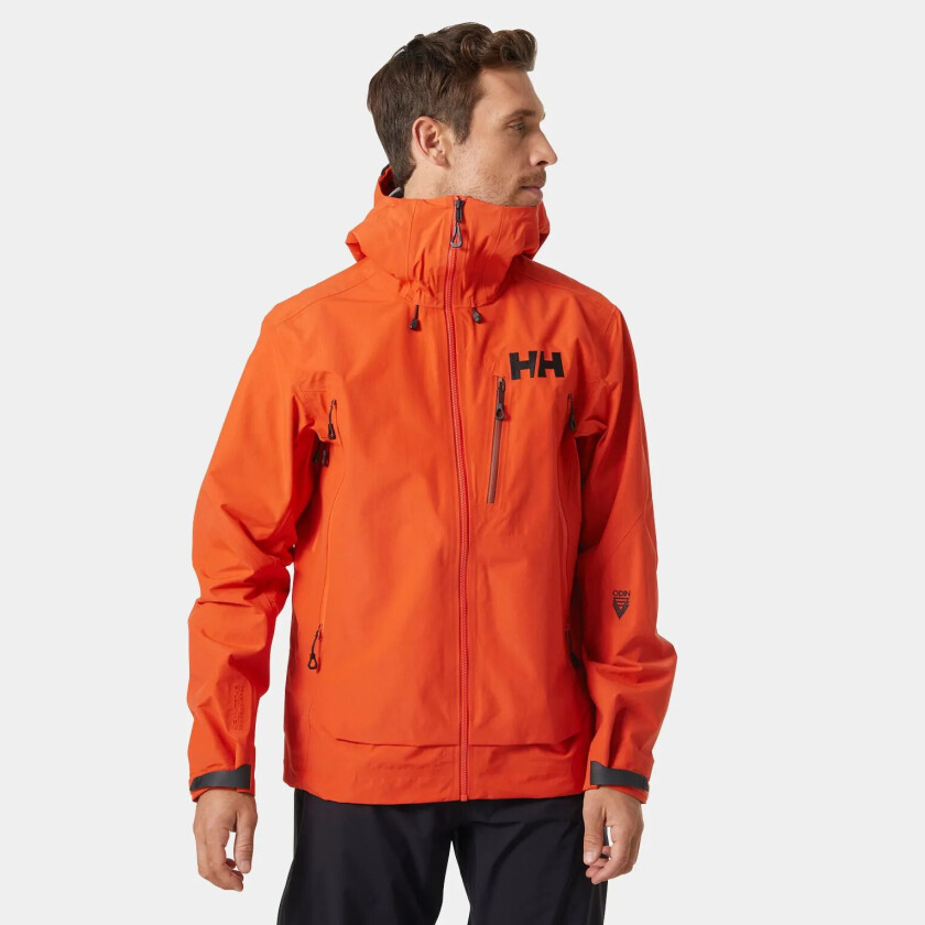 Herre Odin 9 Worlds 3.0 Skalljakke Oransje 2xl Blå2XL