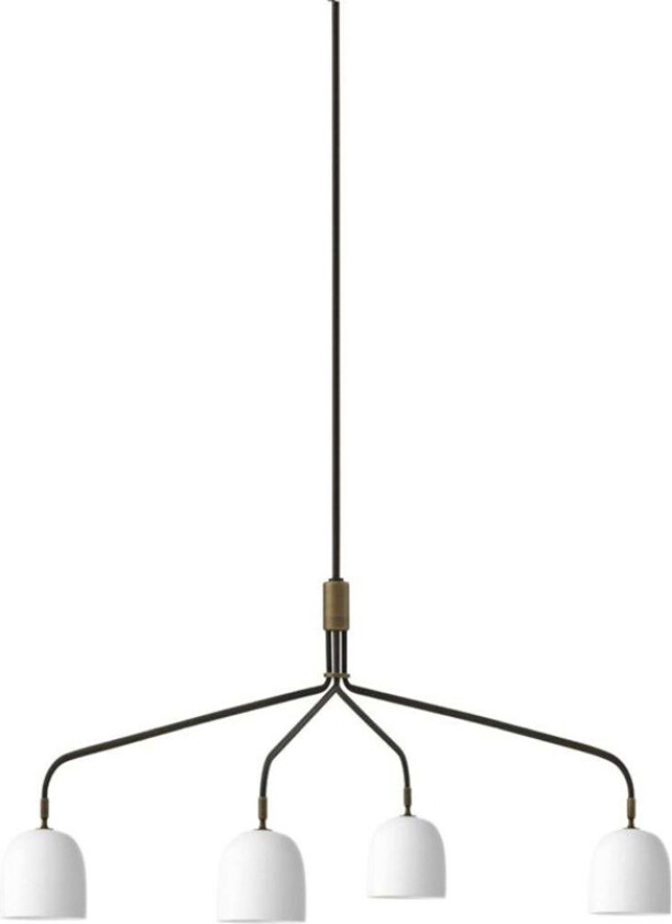 Howard Chandelier 4 Arm Long Bone China