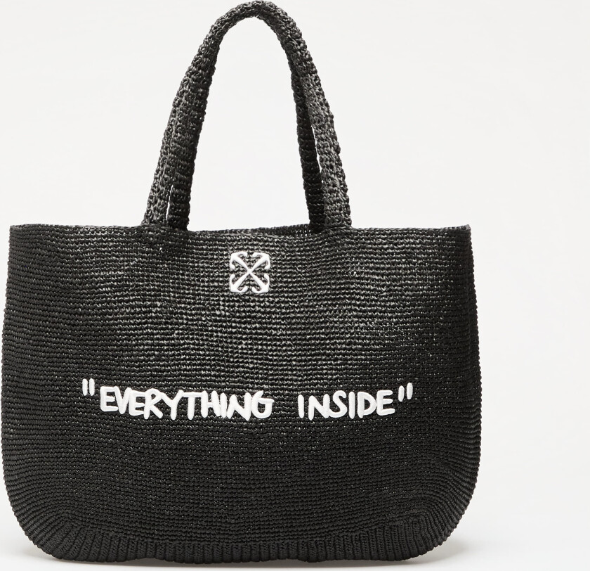Veske Off-White Jitney Tote Quote Black Universal