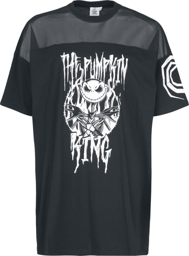 Disney T-skjorte - Jack Skellington - Pumpkin King - S til 3XL - Damer - svart