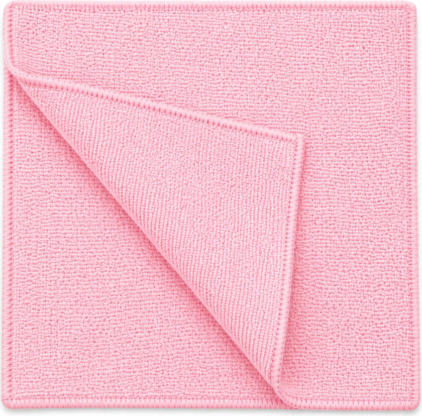 40x40cm mikrofiberklud, rosa 10 stk