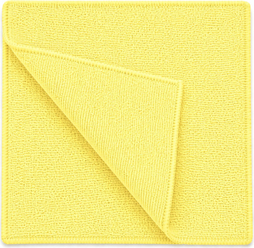 40x40cm mikrofiberklud, gul 10 stk