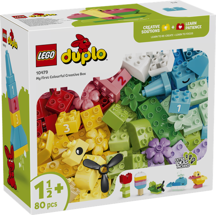 DUPLO 10479 Kreativitetsboks med fargerike klosser