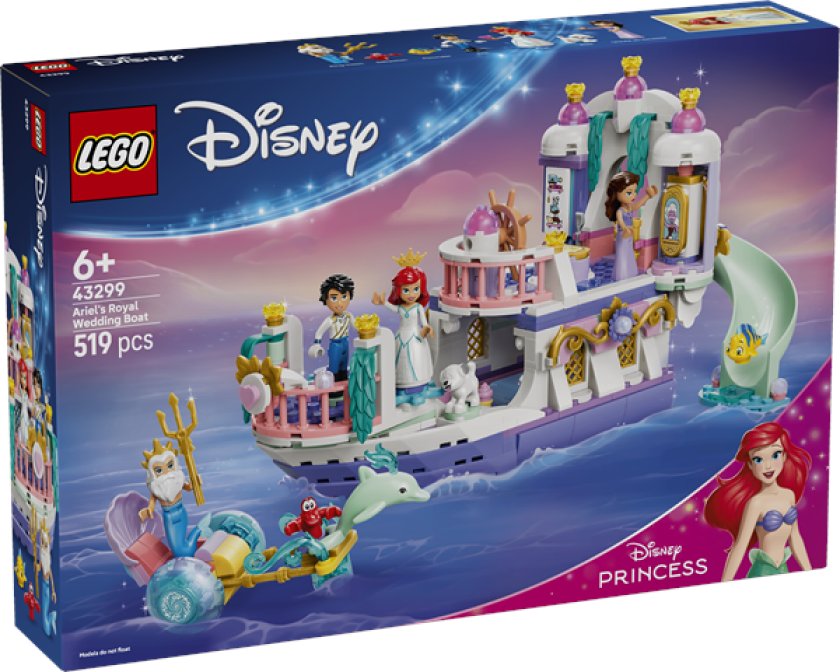 Disney 43299 Prinsesse Ariels bryllupsbåt
