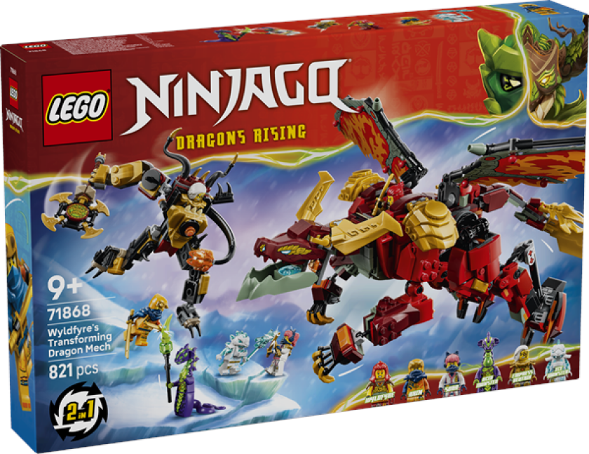 Ninjago 71868 Wyldfyres forvandlingsdragerobot