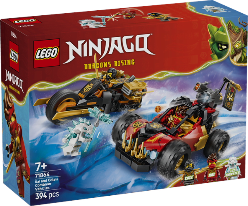 Ninjago 71864 Kai og Coles kombokjøretøy