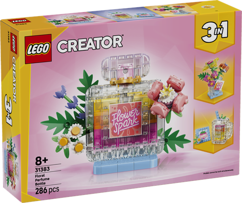 Creator 31383 Parfymeflaske med blomsterdekor