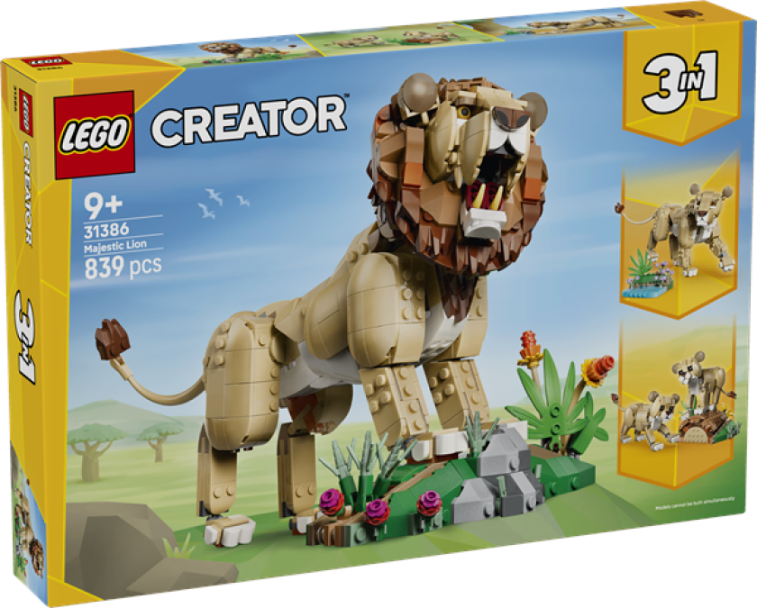 Creator 31386 Ville dyr: Majestetisk løve