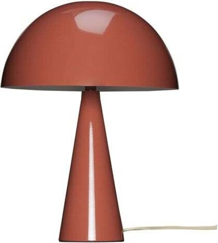 Mush mini bordlampe 33 cm - Rød/Sand