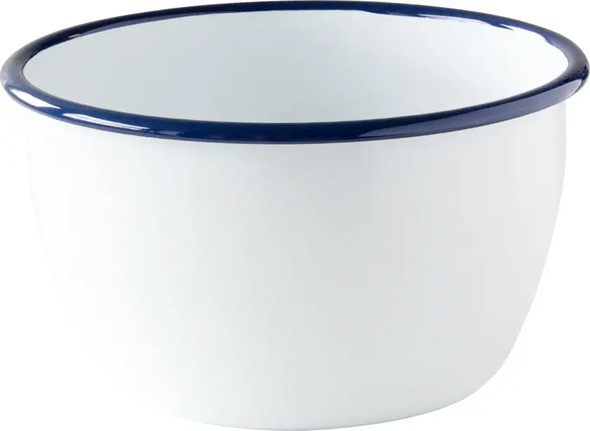 Kockums bolle Kockums white-blå, Ø18 cm